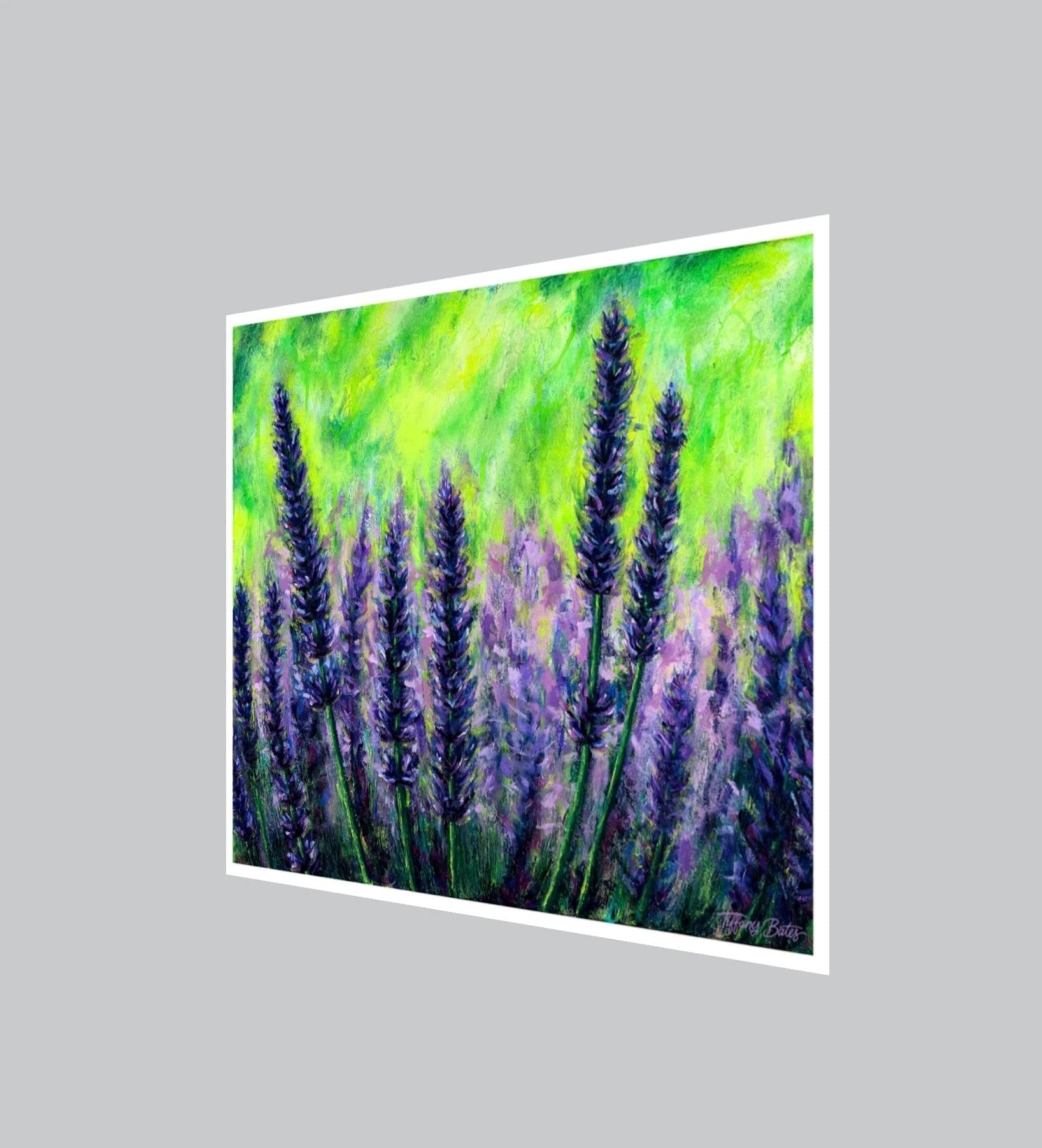 Lavendar Fields Forever - Fine Art Print - Multiple Sizes by Tiffany Bates Art