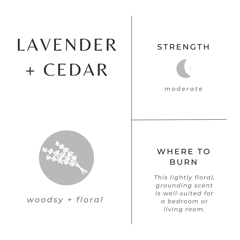Lavender + Cedar Travel Tin Candles La Vie Bien Lavender + Cedar