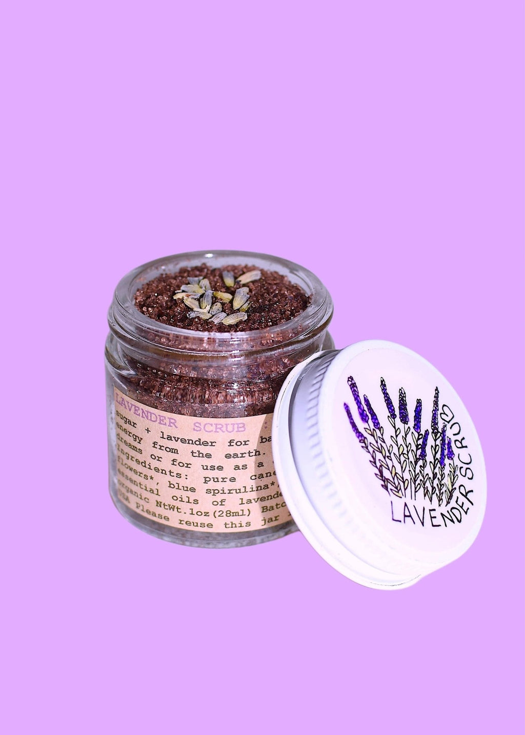 Lavender Scrub by plant makeup