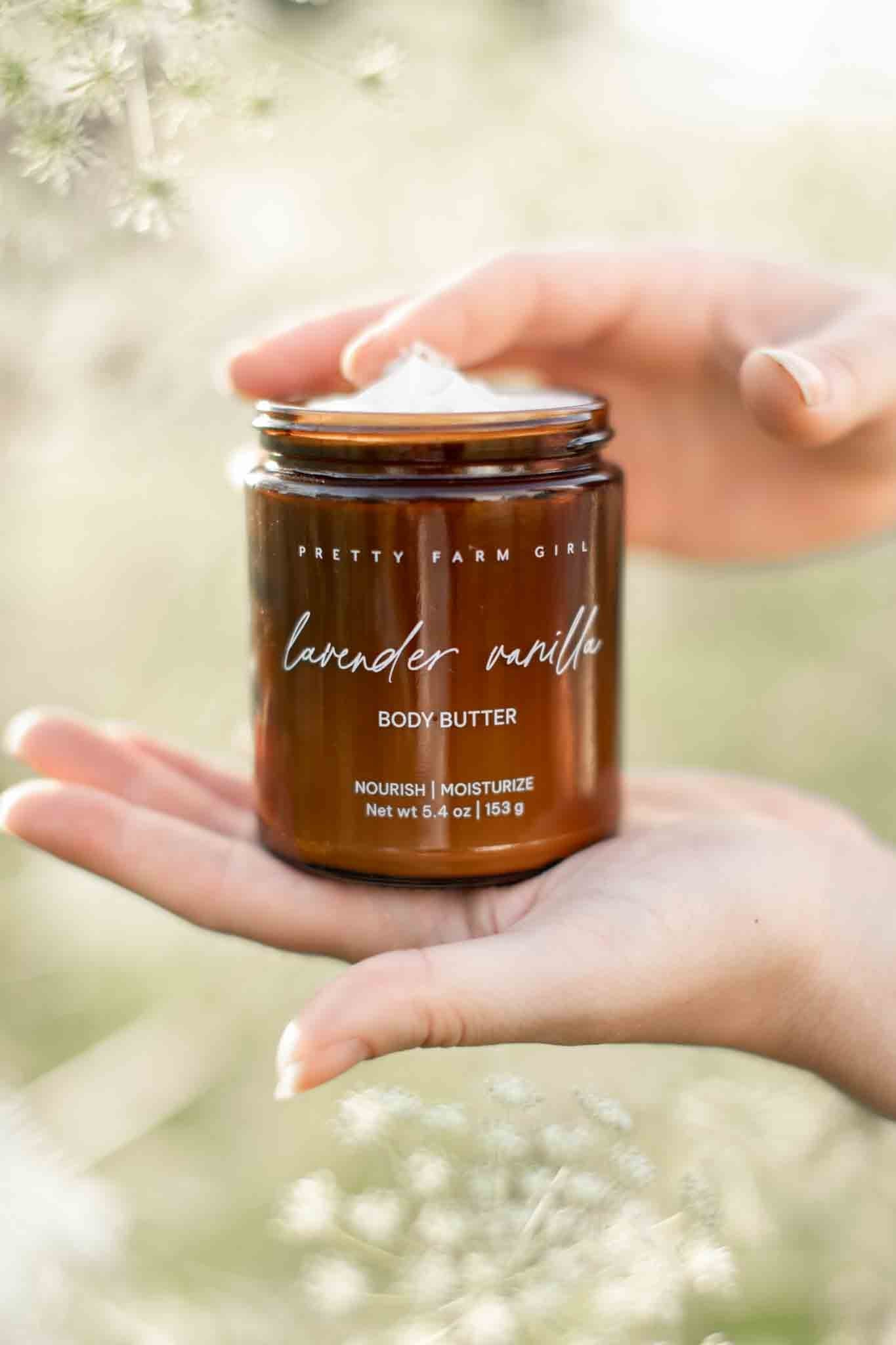 Lavender Vanilla Bean Tallow Body Butter Cream La Vie Bien Lavender Vanilla Bean Tallow Body Butter