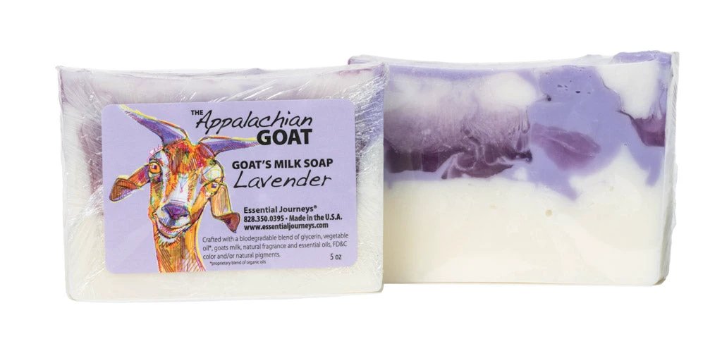 LAVENDER GOAT'S MILK SOAP SLICE 5 oz. by Essential Journeys