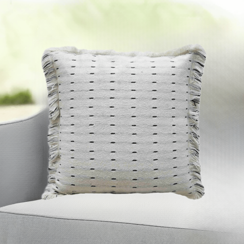 Layered Handwoven Super Soft Decorative Pillow, 20" x 20" Throw Pillow La Vie Bien Layered Handwoven Super Soft Decorative Pillow, 20" x 20"