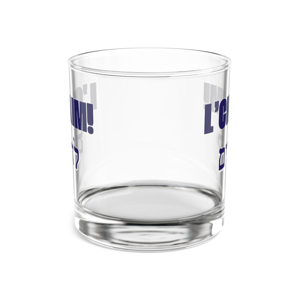 L'chaim! To Life! Hebrew writing Rocks Glass, 10oz Mug La Vie Bien L'chaim! To Life! Hebrew writing Rocks Glass, 10oz