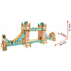 London Tower Bridge Model Kit - Wooden Laser-Cut 3D Puzzle (105 Pcs)
