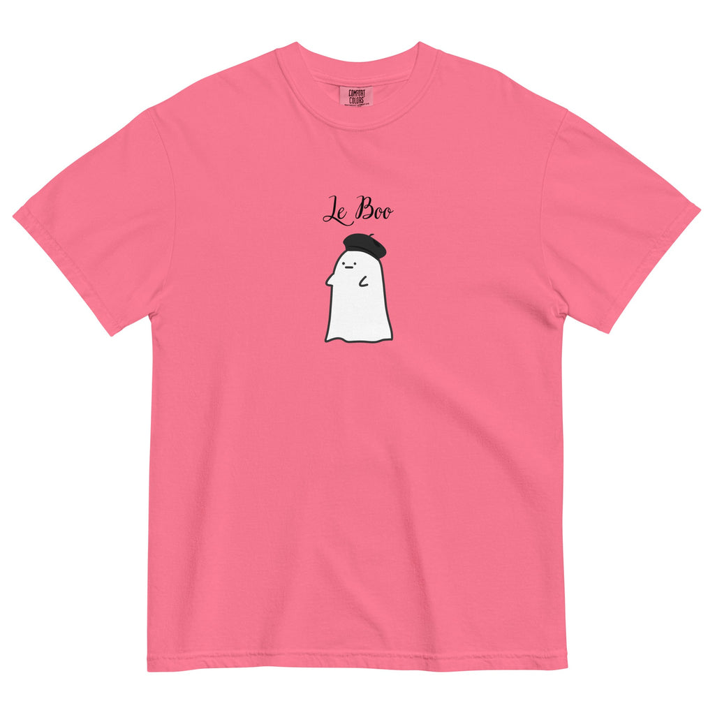 Le boo adult French ghost Unisex garment - dyed heavyweight t-shirt