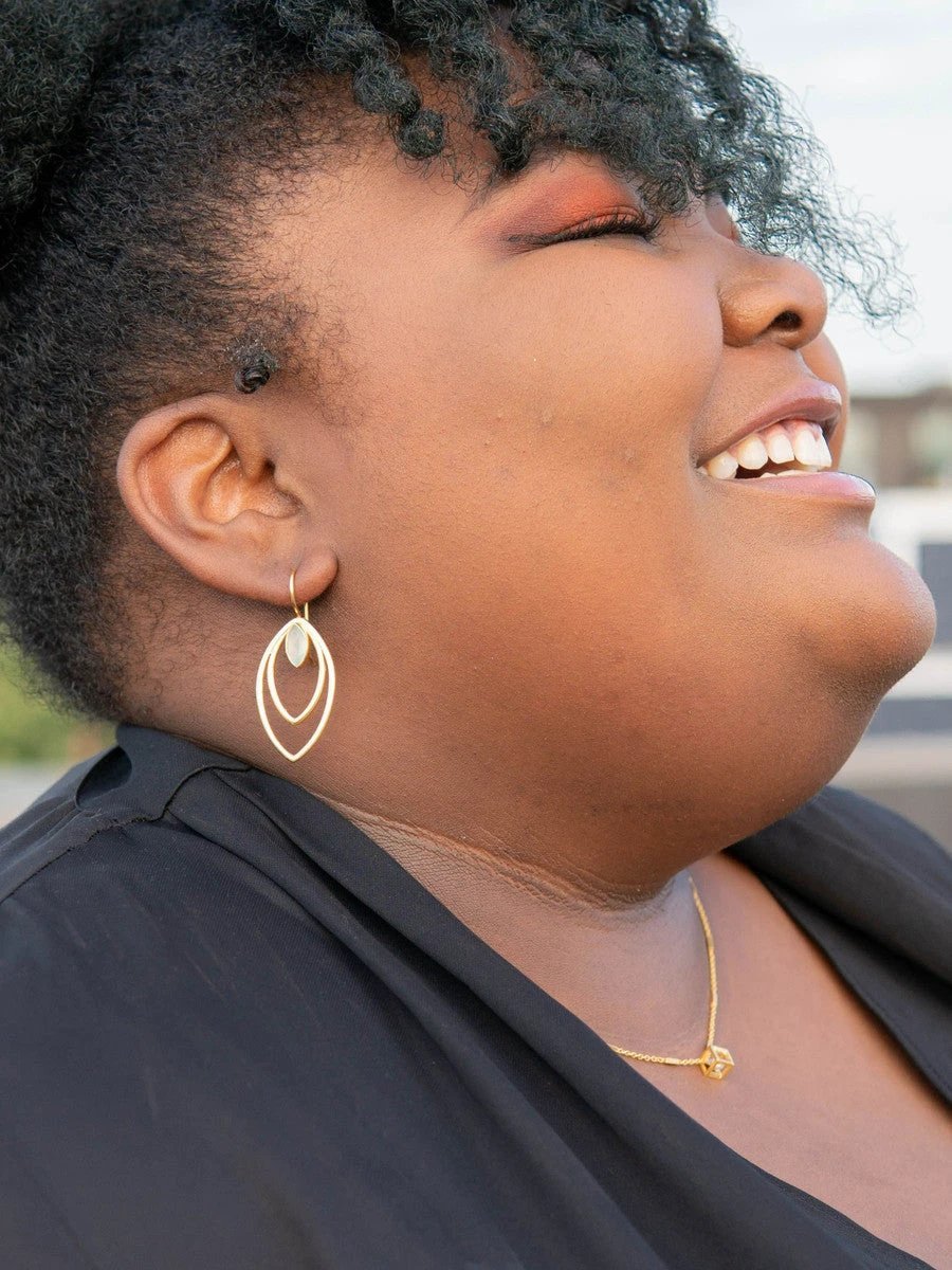 Leaf Drop Earrings