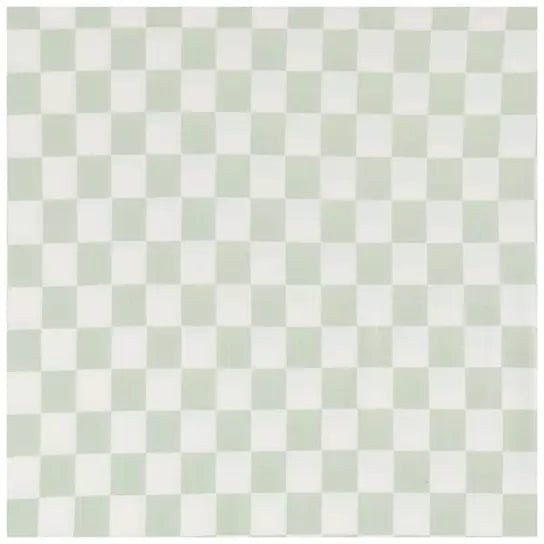 Leaf Green & White Checkered Nursing Pillow Cover La Vie Bien Leaf Green & White Checkered Nursing Pillow Cover