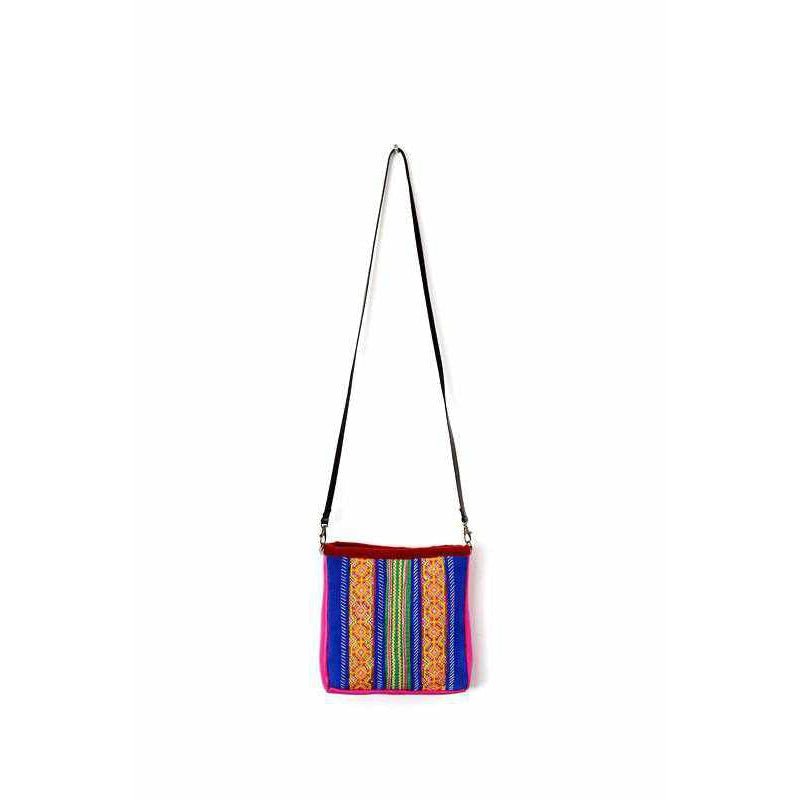 Leather Embroidered Crossbody Bag - Thailand Bags La Vie Bien Leather Embroidered Crossbody Bag - Thailand