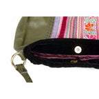 Leather Embroidered Crossbody Bag - Thailand Bags La Vie Bien Leather Embroidered Crossbody Bag - Thailand
