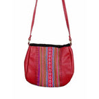 Leather Embroidered Crossbody Bag - Thailand Bags La Vie Bien Leather Embroidered Crossbody Bag - Thailand