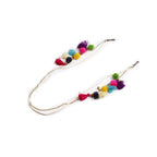 Leather PomPom & Tassels Sunglass Holders - Thailand Jewelry La Vie Bien Leather PomPom & Tassels Sunglass Holders - Thailand