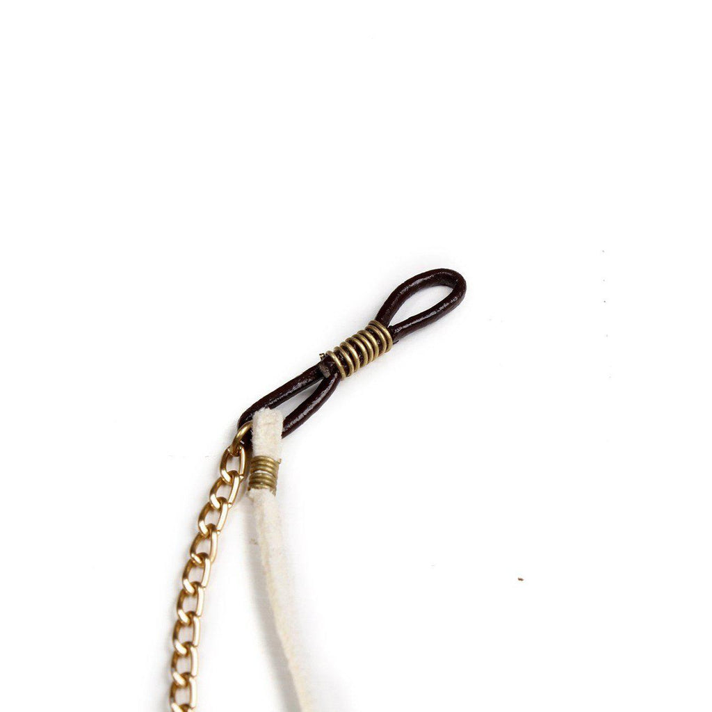 Leather PomPom & Tassels Sunglass Holders - Thailand Jewelry La Vie Bien Leather PomPom & Tassels Sunglass Holders - Thailand