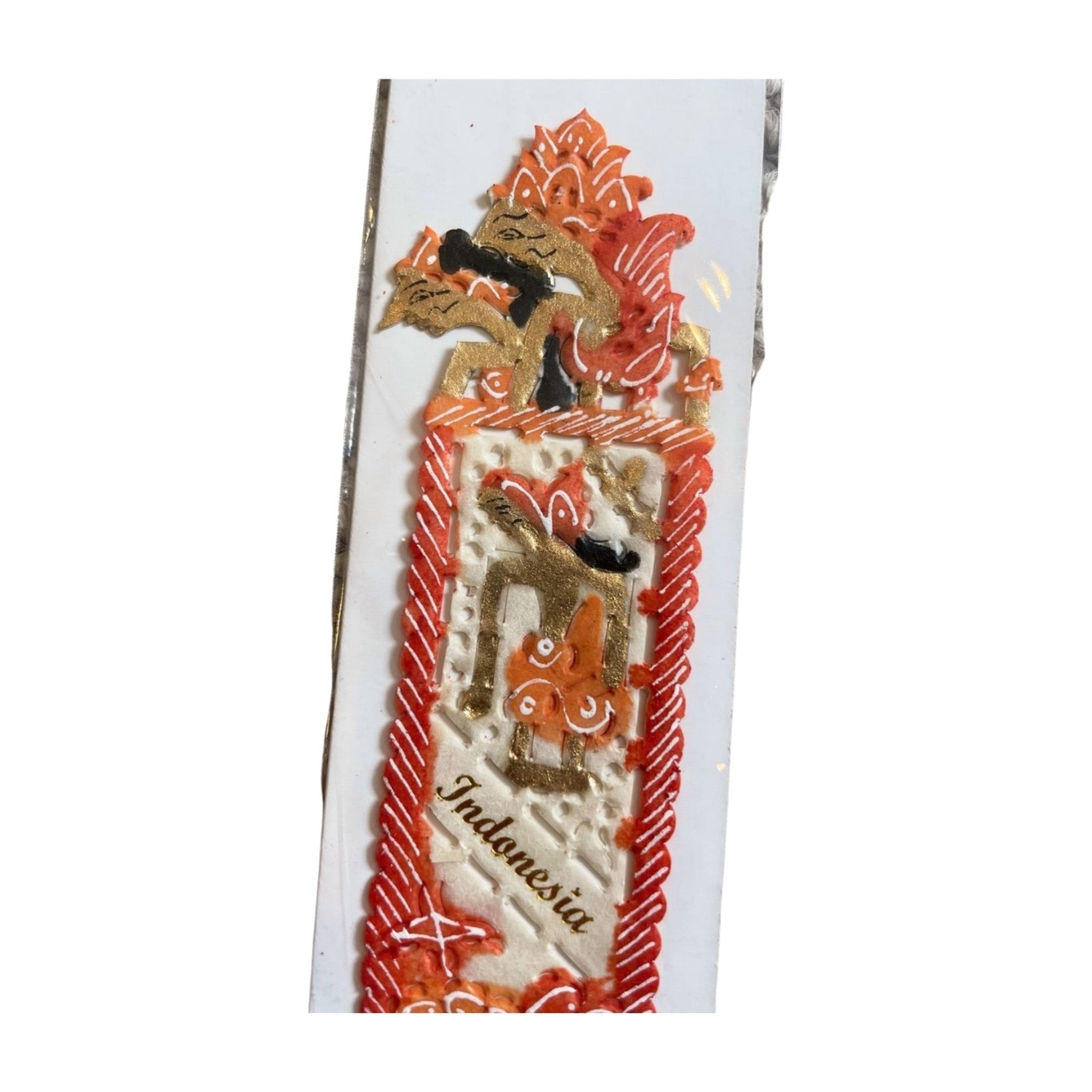 Leather Shadow Puppet Indonesian Wayang Bookmark Home La Vie Bien Leather Shadow Puppet Indonesian Wayang Bookmark
