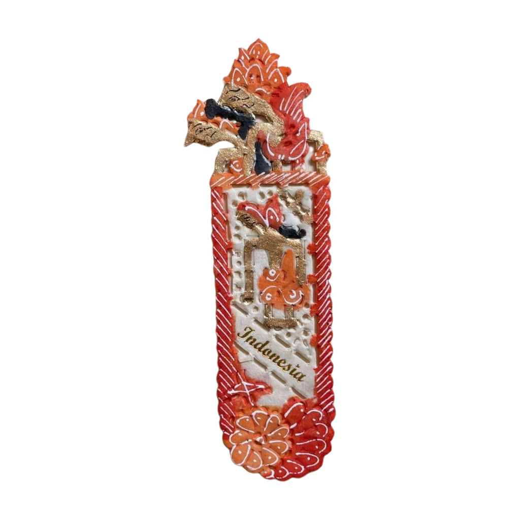 Leather Shadow Puppet Indonesian Wayang Bookmark Home La Vie Bien Leather Shadow Puppet Indonesian Wayang Bookmark
