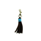 Leather Tassel Zipper Pull | Unisex Handmade Keychain in Minimal Boho Style | Thailand Zipper Pulls La Vie Bien Leather Tassel Zipper Pull | Unisex Handmade Keychain in Minimal Boho Style | Thailand
