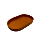 Leather Valet Tray: Oval