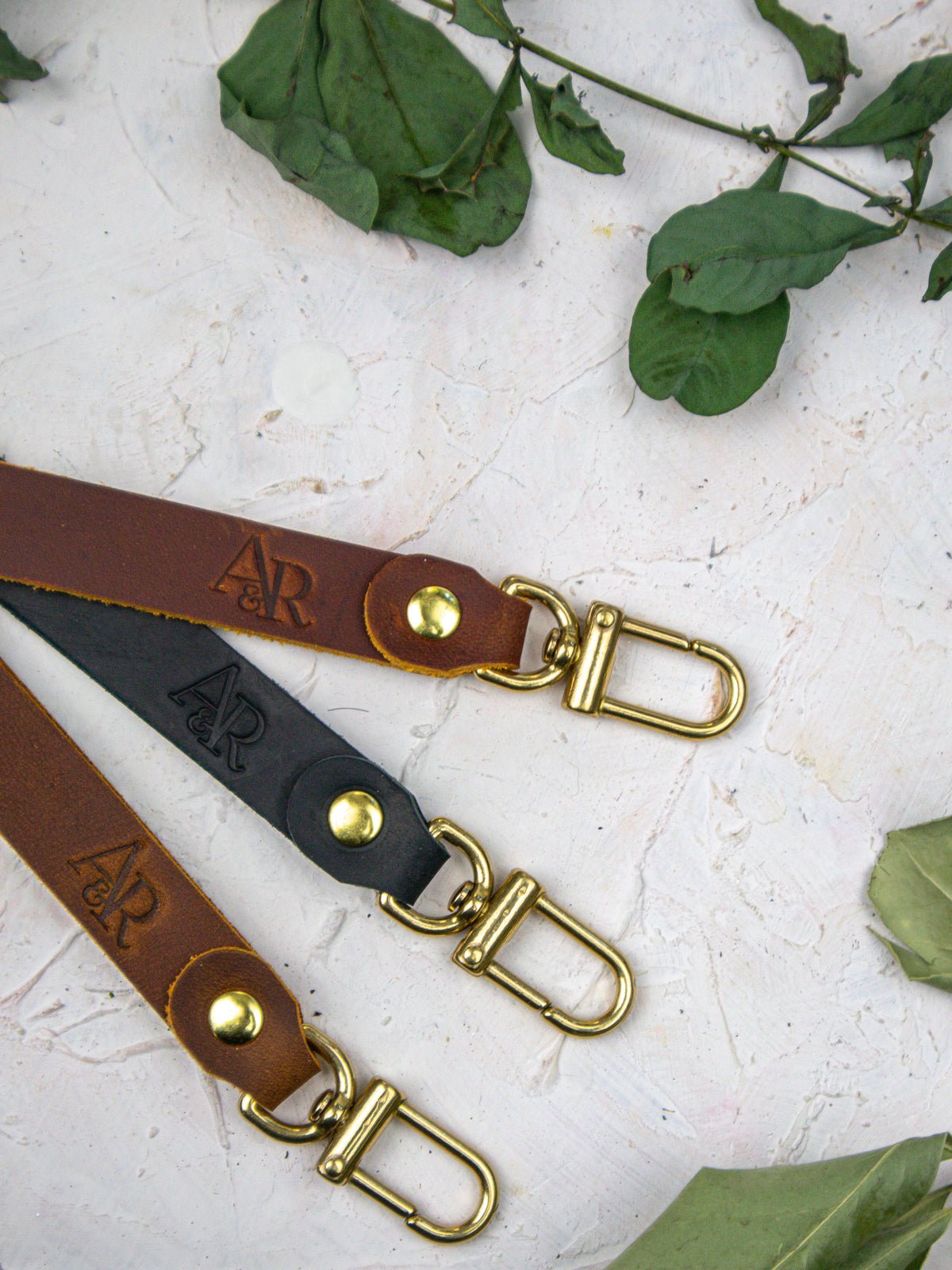 Leather Wristlet Strap