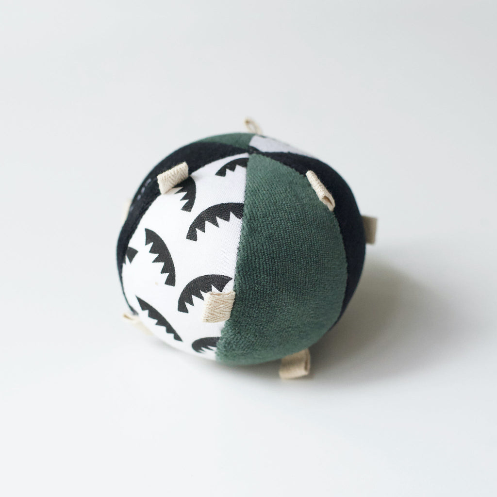 Jungle Leaves Clutch and Taggy Ball Bundle