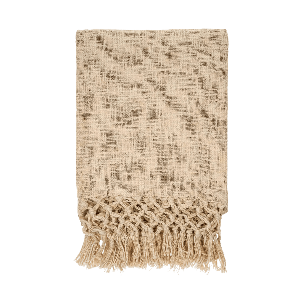Leela Braided Tassel Throw Blanket