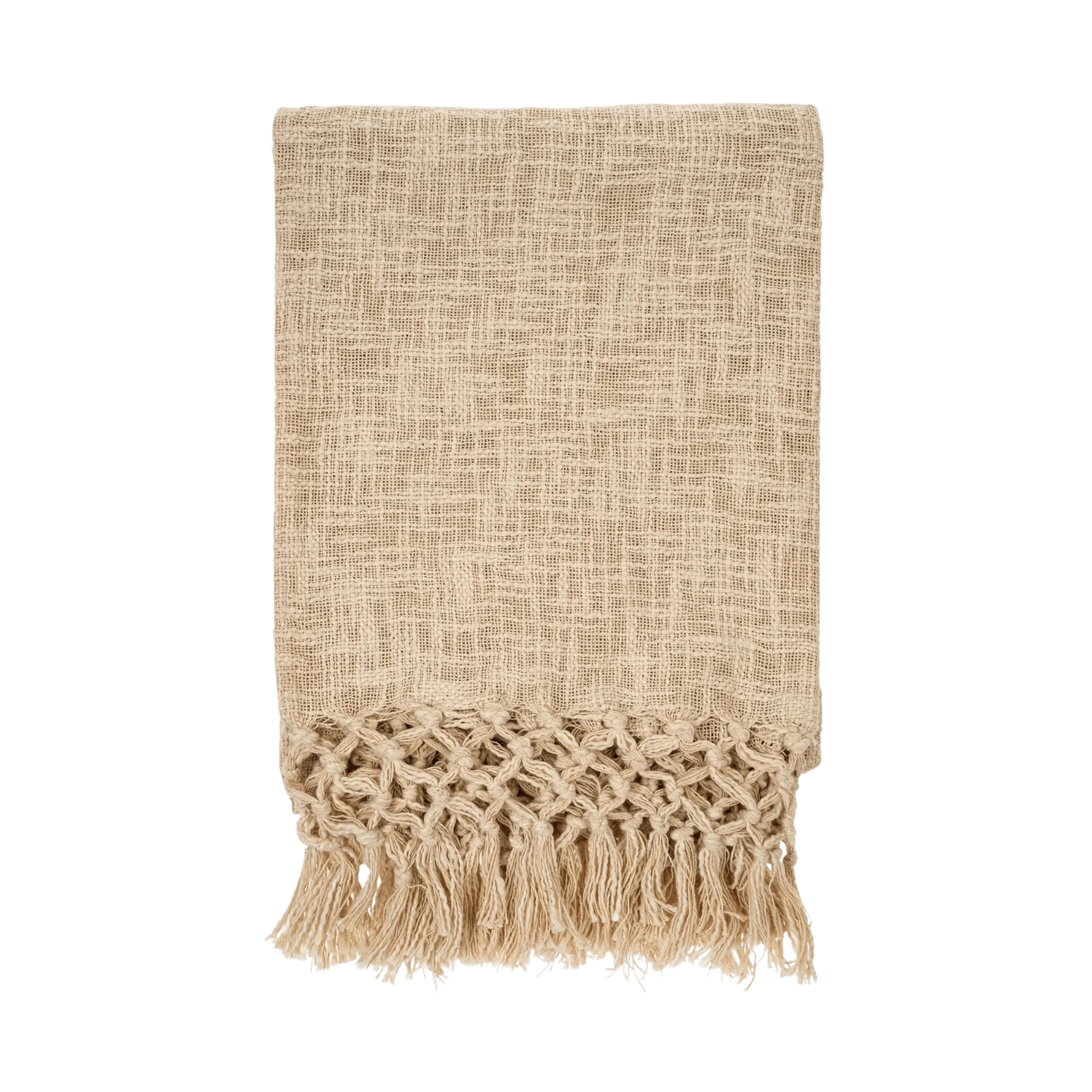 Leela Braided Tassel Throw Blanket