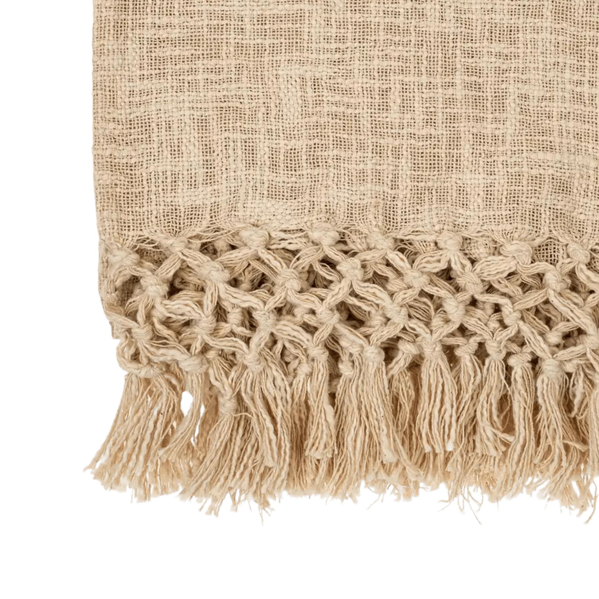 Leela Braided Tassel Throw Blanket