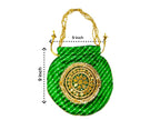 Lehariya with Gota Patti work Potli Bag Traditional Gifts La Vie Bien Lehariya with Gota Patti work Potli Bag
