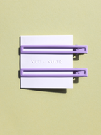 Leia Hair Clips - Lilac by NAT + NOOR