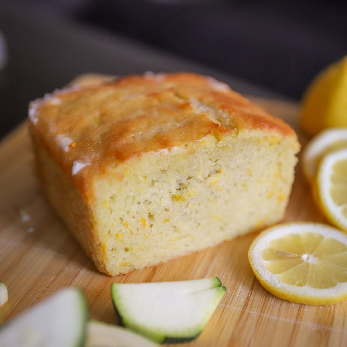 Lemon Glazed Zucchini Bread American Classic Recipes La Vie Bien Lemon Glazed Zucchini Bread