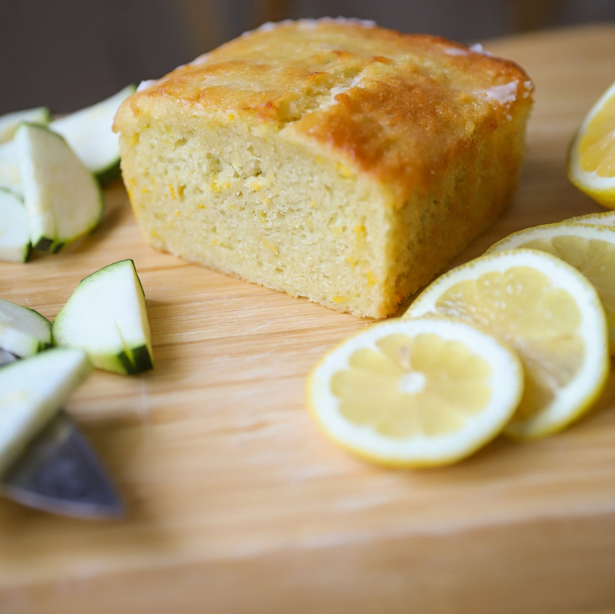 Lemon Glazed Zucchini Bread American Classic Recipes La Vie Bien Lemon Glazed Zucchini Bread