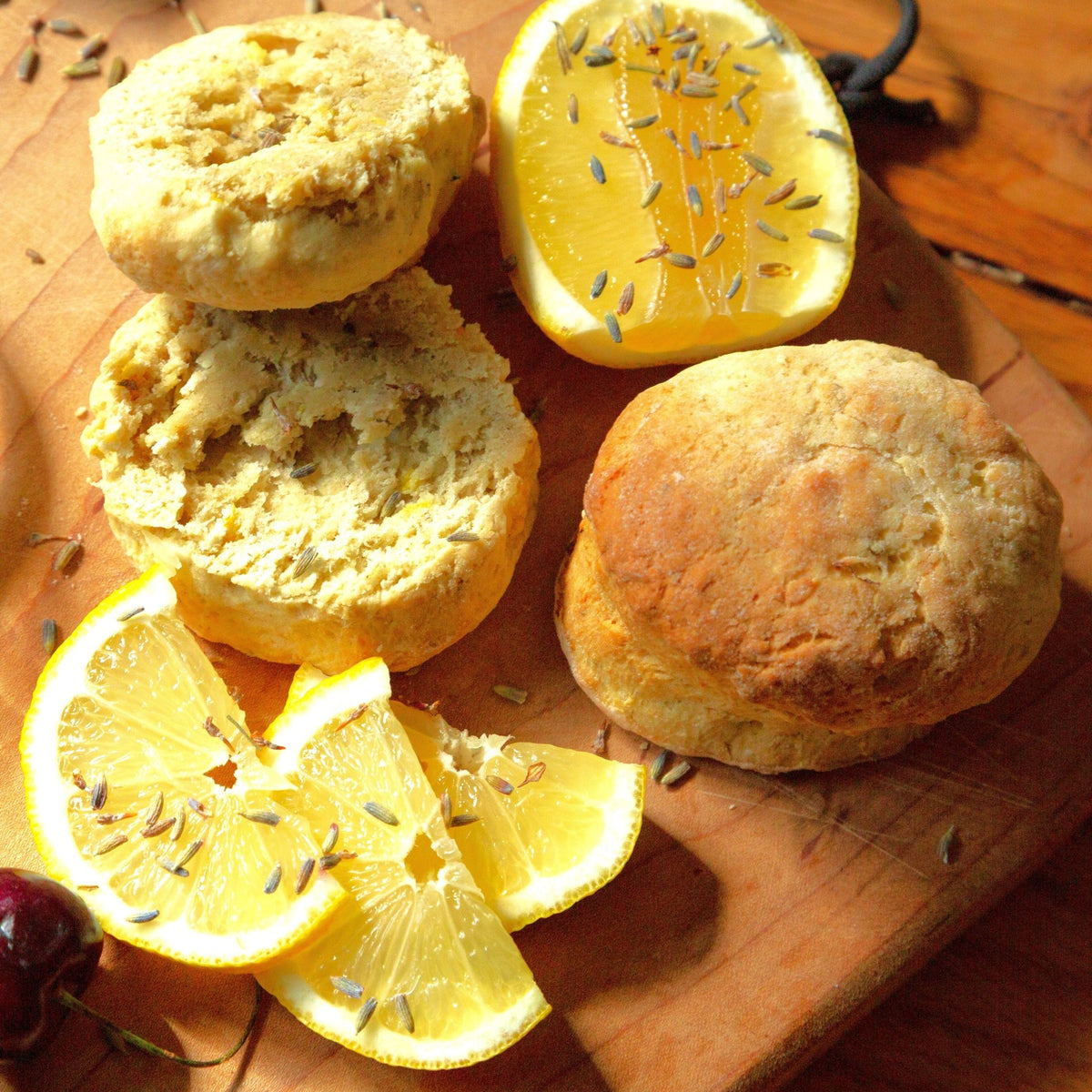 Lemon Lavender Buttermilk Scones - Gluten Free Gluten Free La Vie Bien Lemon Lavender Buttermilk Scones - Gluten Free