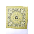 Lemon Muted Color Bandana | Boho Hair Scarf Headwrap by The Bullish Store