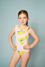 Lemon Ruffle Swimsuit Swimsuit La Vie Bien Lemon Ruffle Swimsuit