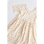 Lemon Shake Up All Day Twirl Dress for Kids by Polished Prints