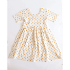 Lemon Shake Up Twirl Dress for Kids by Polished Prints