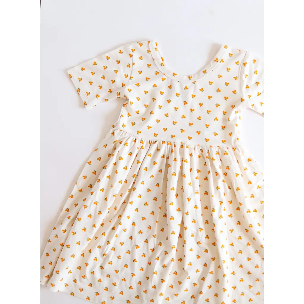 Lemon Shake Up Twirl Dress for Kids