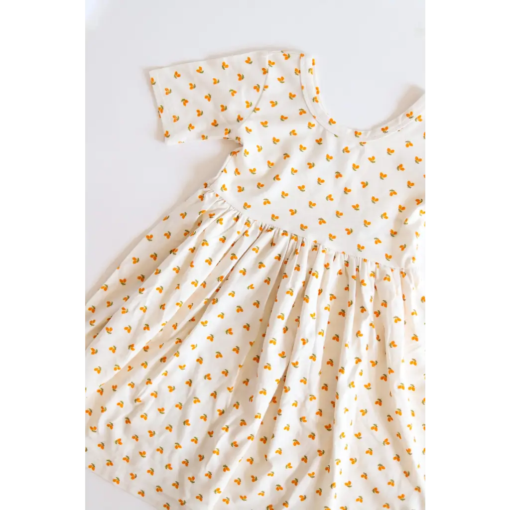 Lemon Shake Up Twirl Dress for Kids