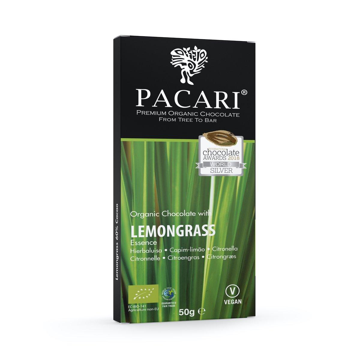 Lemongrass Organic Chocolate Bar