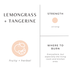Lemongrass + Tangerine Travel Tin Candles La Vie Bien Lemongrass + Tangerine