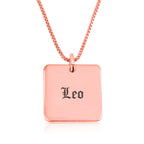 Leo Charm Necklace La Vie Bien Leo Charm Necklace
