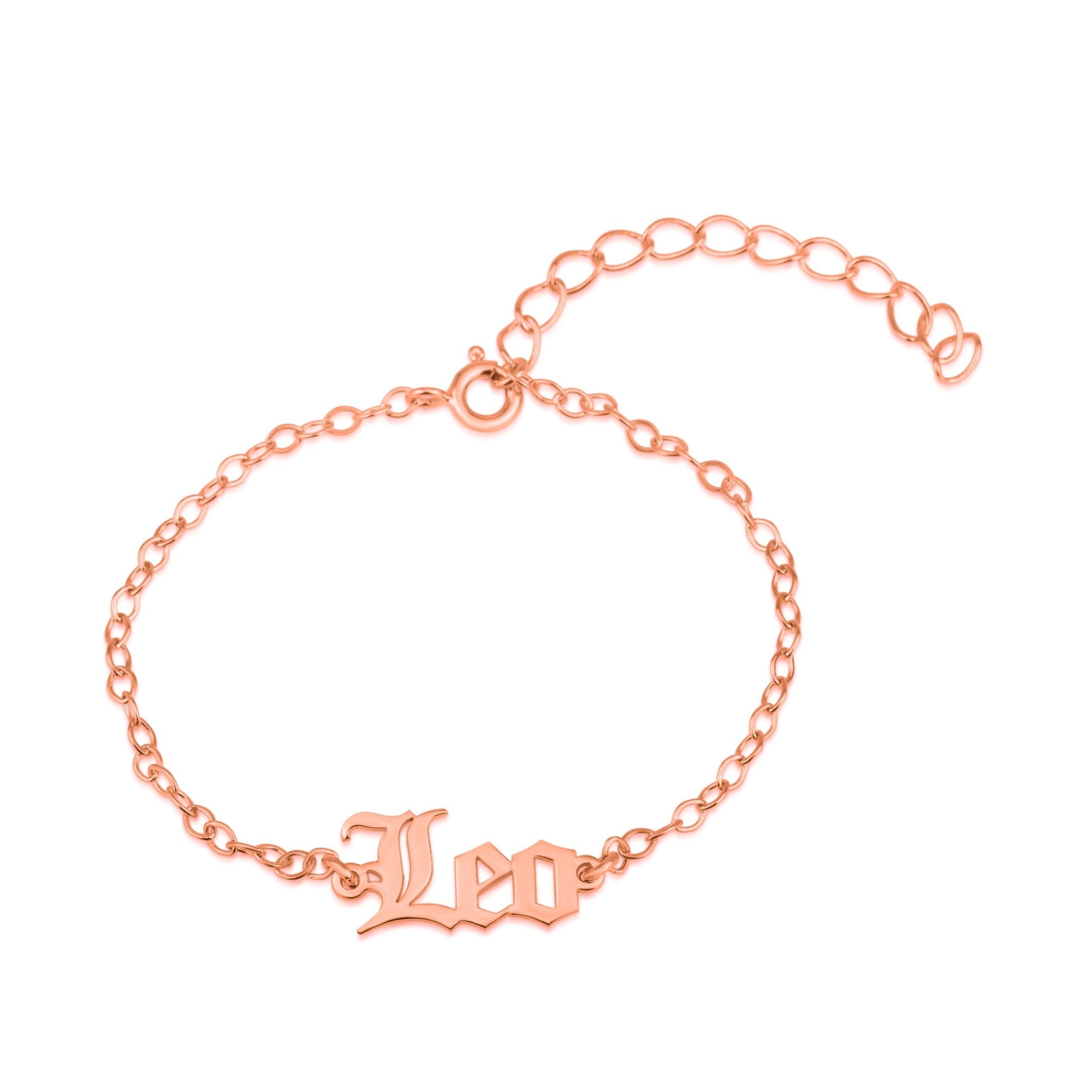 Leo Script Bracelet