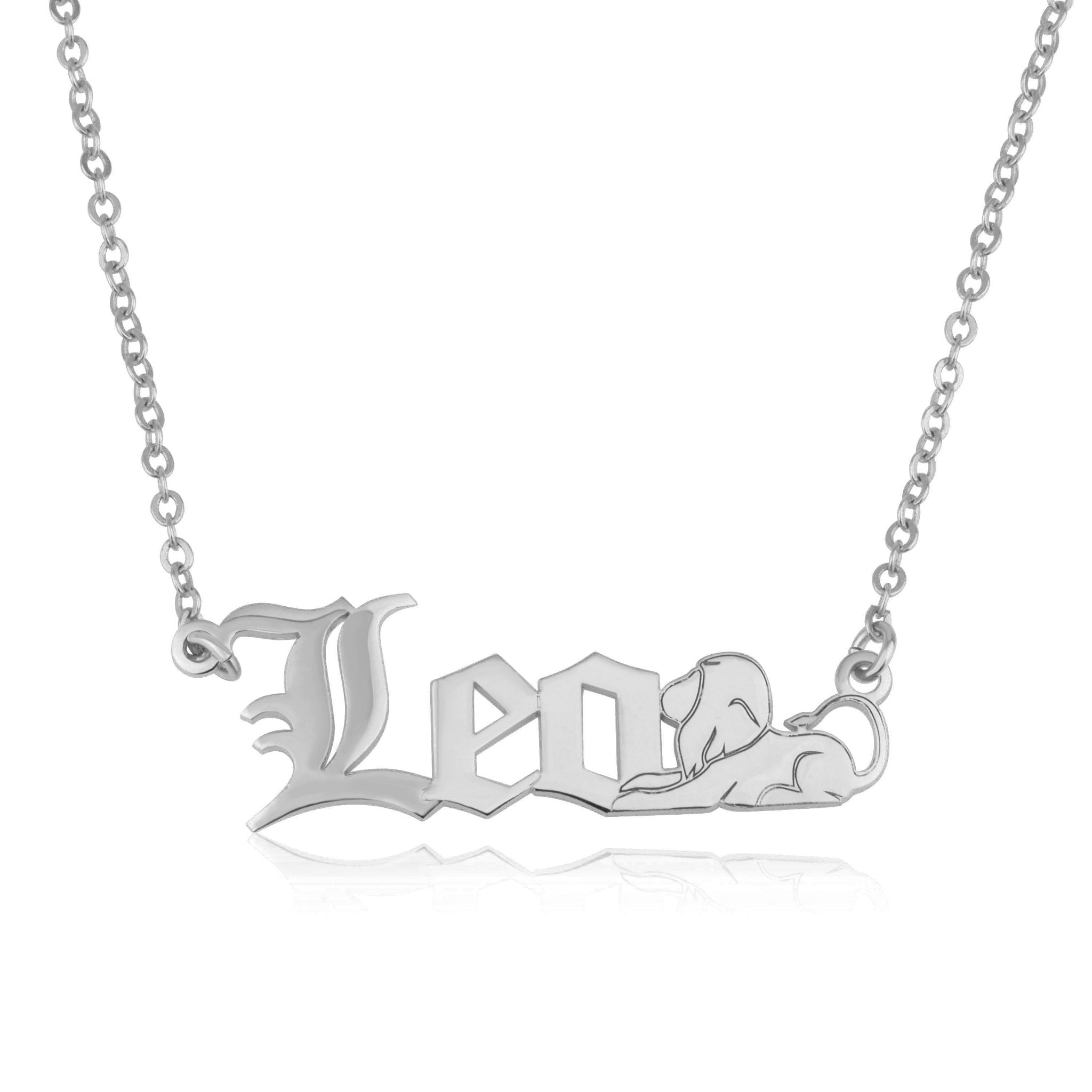 Leo Symbol Necklace La Vie Bien Leo Symbol Necklace
