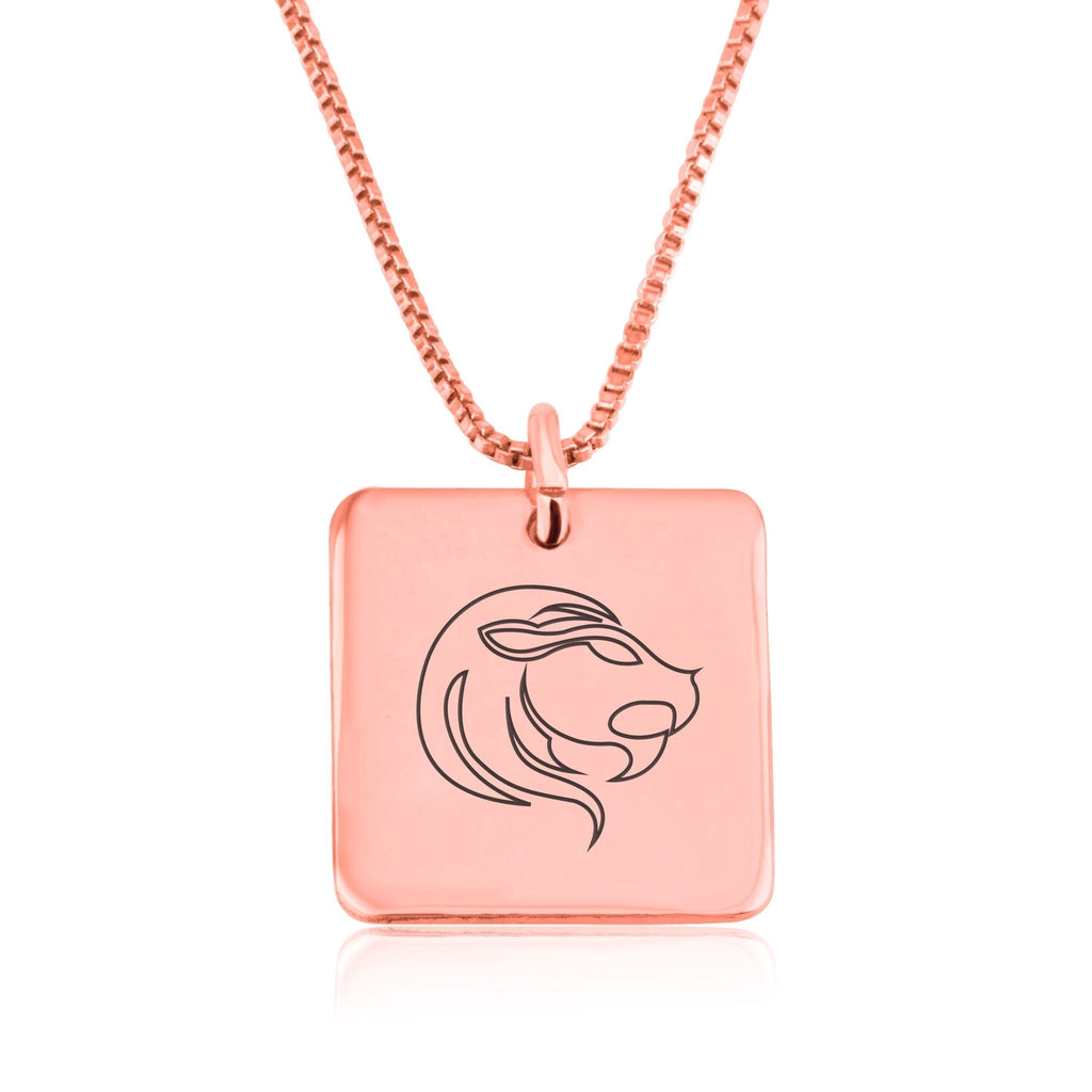 Leo Zodiac Necklace La Vie Bien Leo Zodiac Necklace