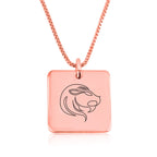 Leo Zodiac Necklace La Vie Bien Leo Zodiac Necklace