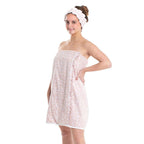 Leopard Spa Wrap and Headband Set | Giftable Bath Body Towel Shower Essentials by The Bullish Store