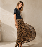Fierce Flow Leopard Skirt