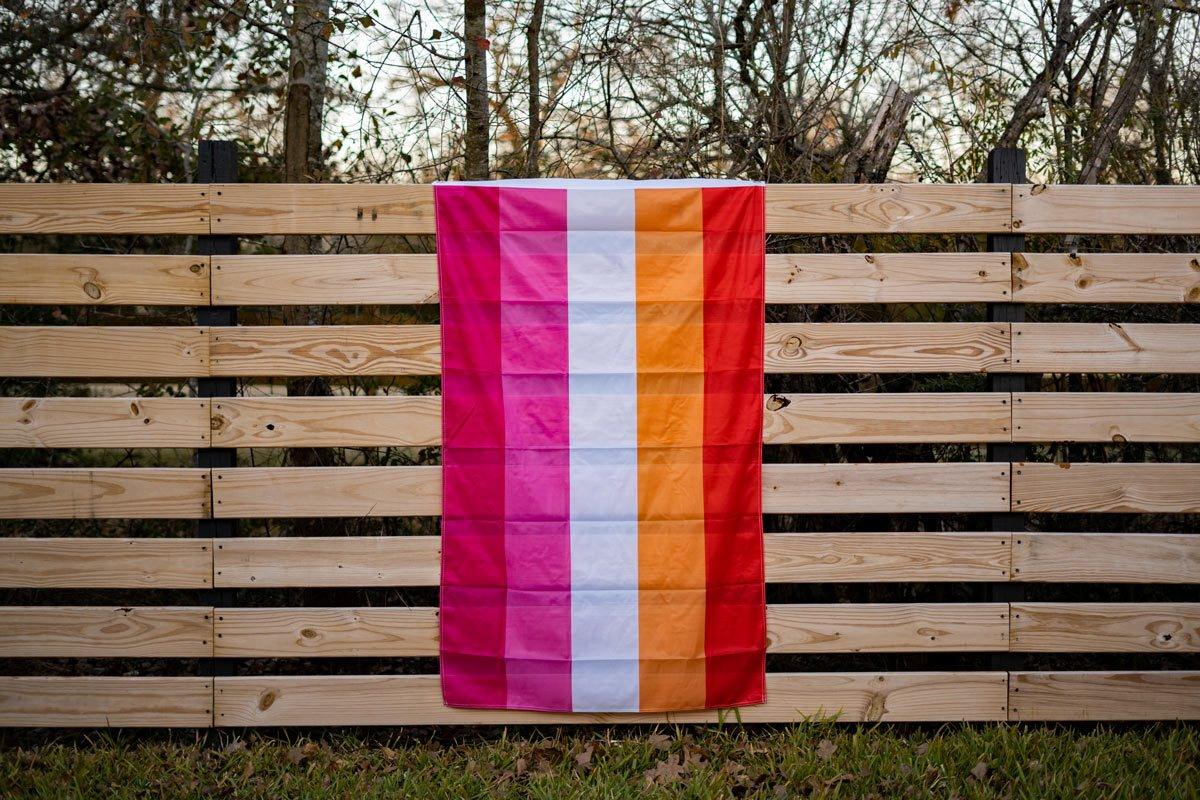 Lesbian Pride Flag Flag La Vie Bien Lesbian Pride Flag