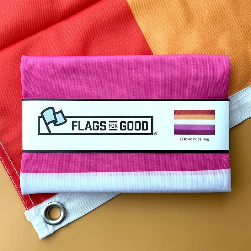 Lesbian Pride Flag Flag La Vie Bien Lesbian Pride Flag