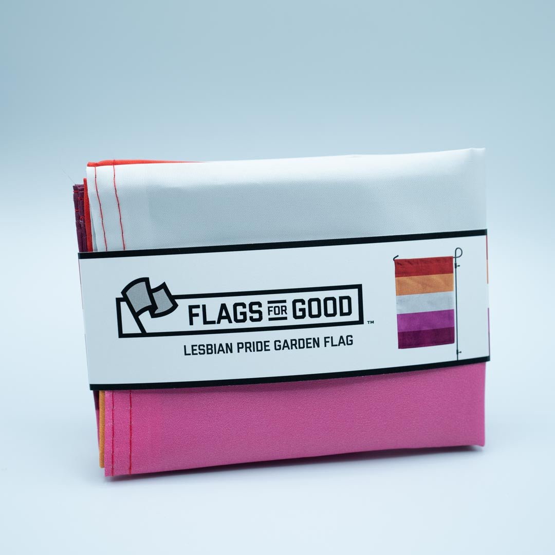 Lesbian Pride Garden Flag Garden Flag La Vie Bien Lesbian Pride Garden Flag
