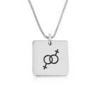 Lesbian Pride Necklace La Vie Bien Lesbian Pride Necklace