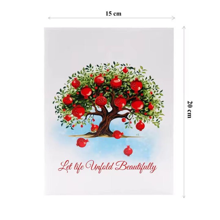 Let Life Unfold Beautifully Greeting Card La Vie Bien Let Life Unfold Beautifully